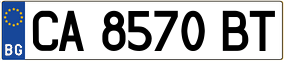 Truck License Plate